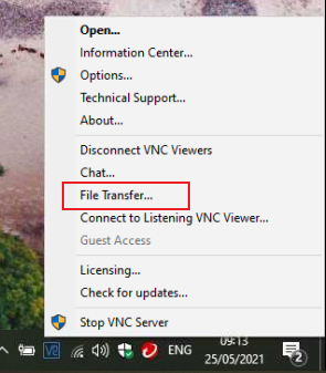 Vnc server enable file transfer become fortinet partner